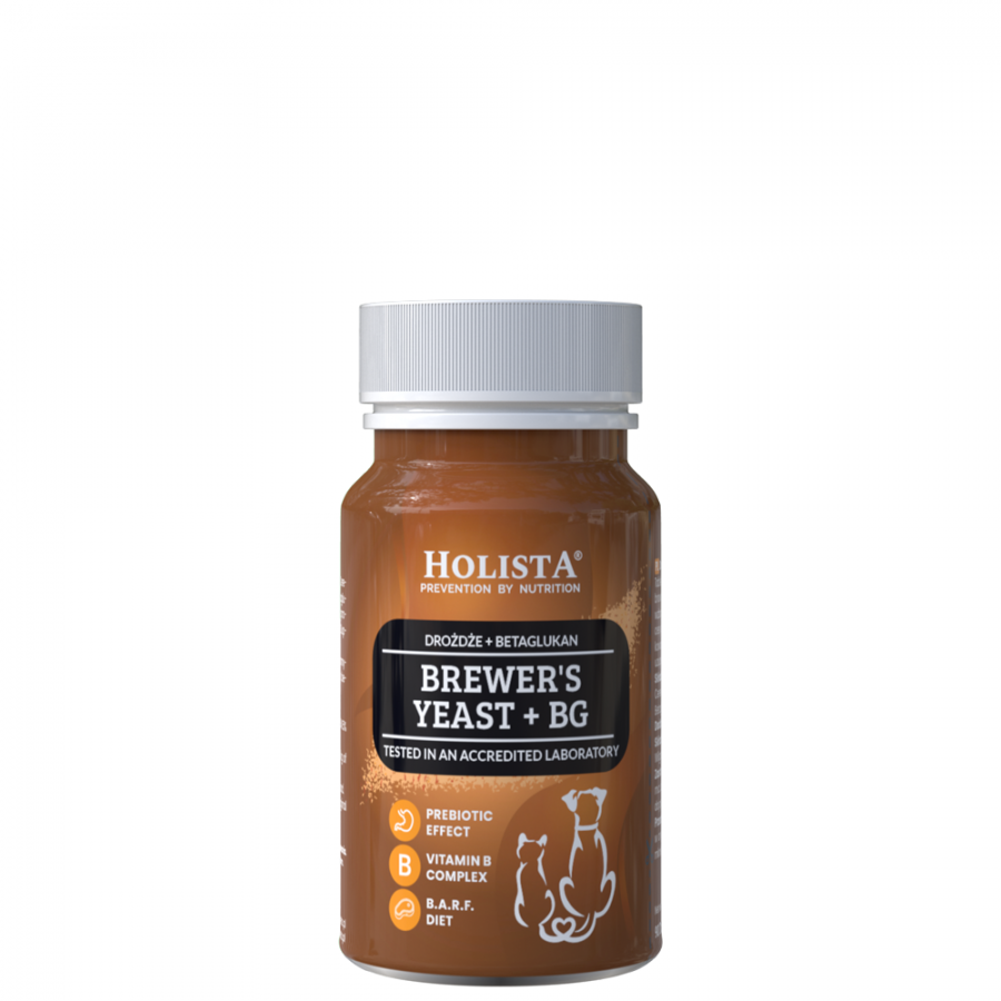 HOLISTA BREWERS YEAST+BG 90 SZT TABLETEK - DROŻDŻE PIWNE + β-GLUKANY