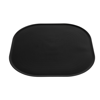 FIBOO MATA ANTYPOŚLIZGOWA POD MISKI 32X32 CM CZARNY