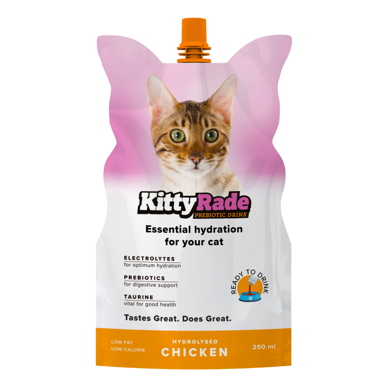 KITTYRADE NAPÓJ IZOTONICZNY DLA KOTA KURCZAK 250ML