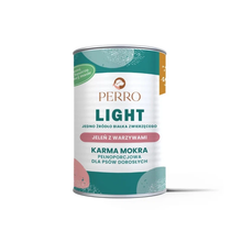 PERRO LIGHT MOKRA KARMA DLA PSA JELEŃ Z WARZYWAMI 400G