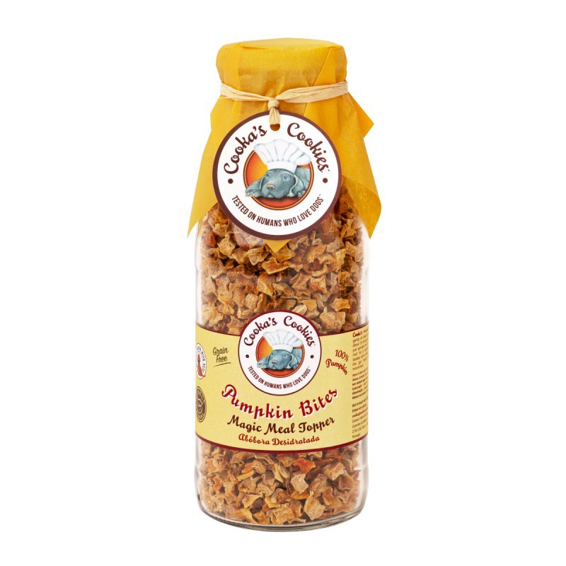 COOKAS COOKIES PRZYSMAKI DLA PSA PUMPKIN BITES KĄSKI Z DYNI 180G