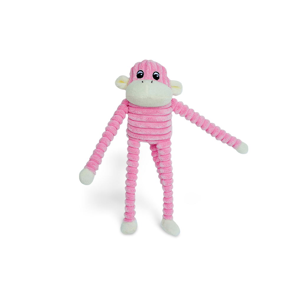 ZIPPY PAWS SPENCER THE CIRCLE MONKEY PINK