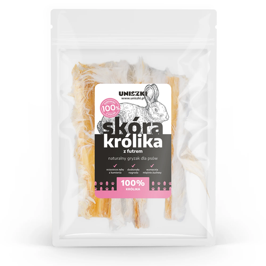 UNISZKI SKÓRA KRÓLIKA Z FUTREM 100G