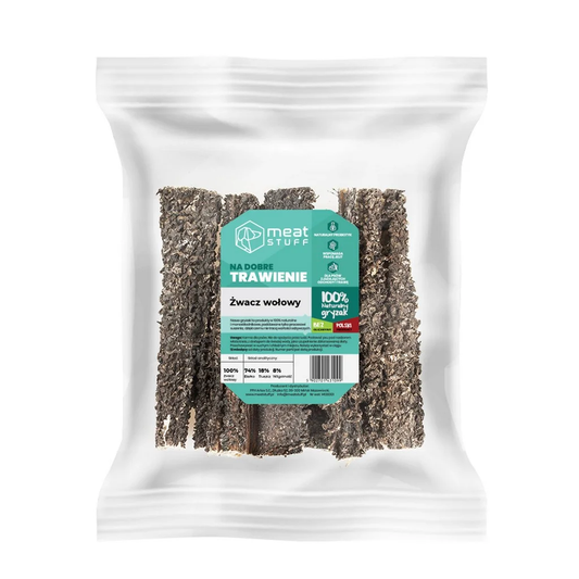MEATSTUFF GRYZAK DLA PSA ŻWACZE WOŁOWE 500G