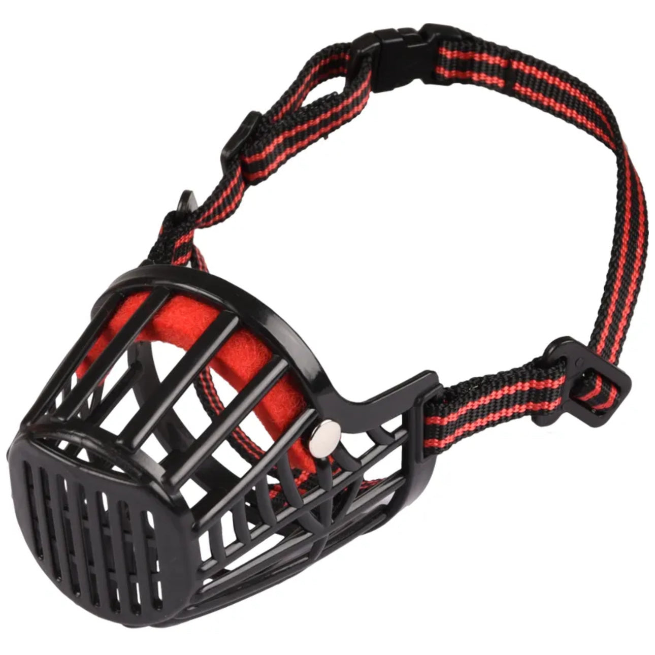 FLAMINGO SILAS DOG MUZZLE M - FIZJOLOGICZNY KAGANIEC DLA PSA, CZARNY