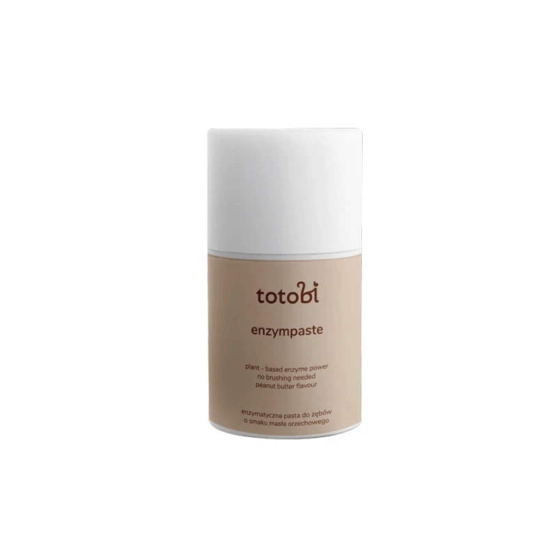 TOTOBI ENZYMATYCZNA PASTA DO ZĘBÓW O SMAKU MASŁA ORZECHOWEGO, 50 ML
