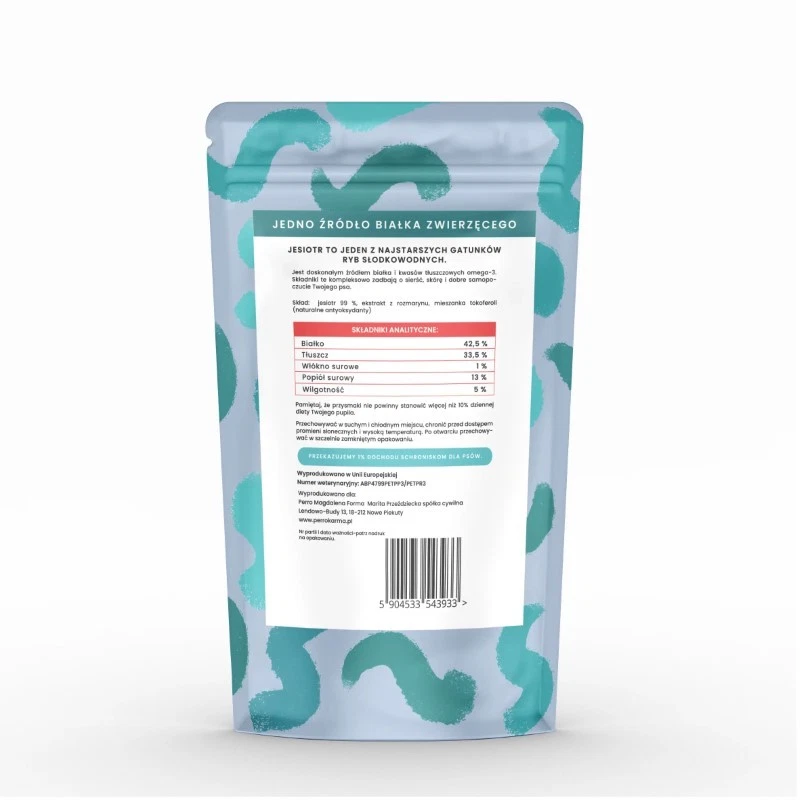 PERRO OCH ACH PRZYSMAKI DLA PSA LIO JESIOTR 40G