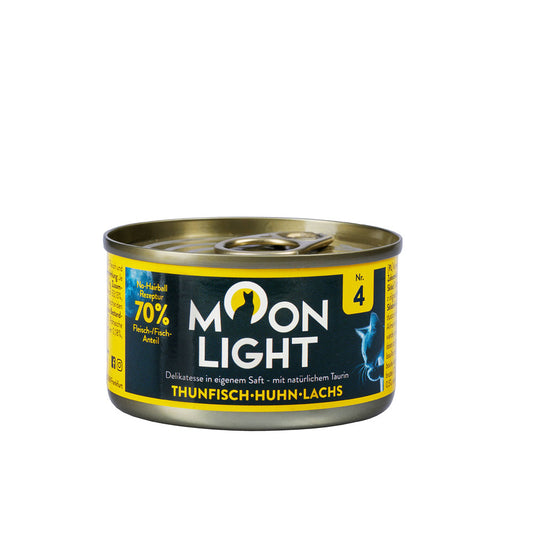 MOONLIGHT 4 MOKRA KARMA DLA KOTA TUŃCZYK + KURCZAK + ŁOSOŚ 80G