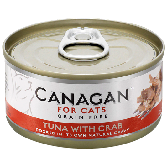 CANAGAN CAT CAN MOKRA KARMA KOT TUNA WITH CRAB 75G