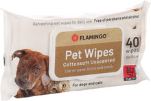 FLAMINGO UNIVERSAL WIPES REINI NEUTRAL 40PCS 18X16CM