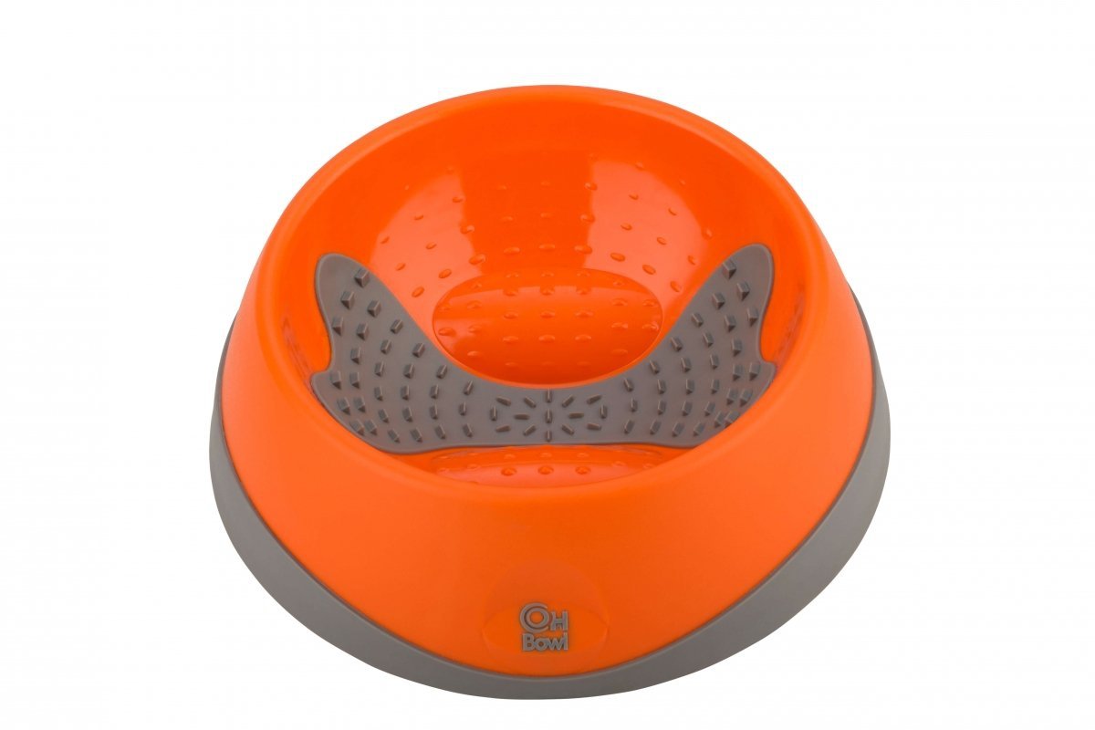 OH BOWL MISKA DLA PSA DBAJĄCA O HIGIENĘ JAMY USTNEJ POMARAŃCZOWA ROZMIAR S