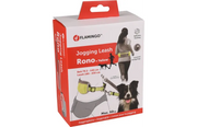 FLAMINGO JOGGING LEASH WITH WAIST BELT RONO FLUO YELLOW 180-250CM 79,5-140CM
