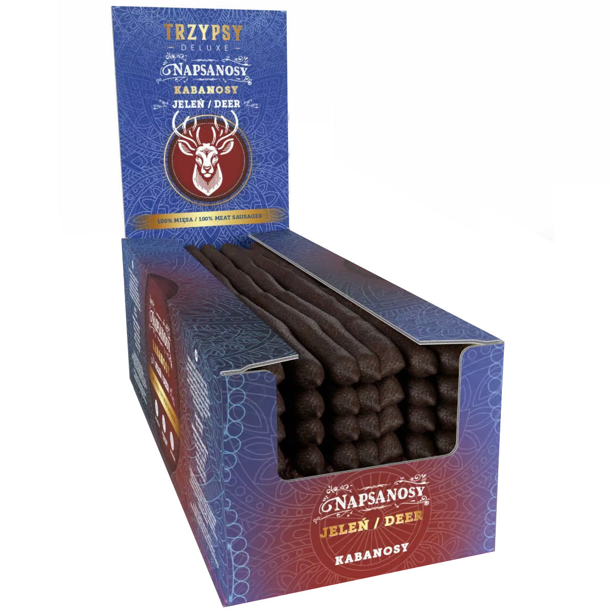 TRZYPSY NAPSANOSY PRZYSMAKI DLA PSA NA DŁUGO Z JELENIA 1SZT