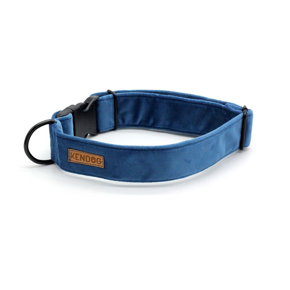 KENDOG OBROŻA DLA PSA VELVET BLUE 2.5CM S