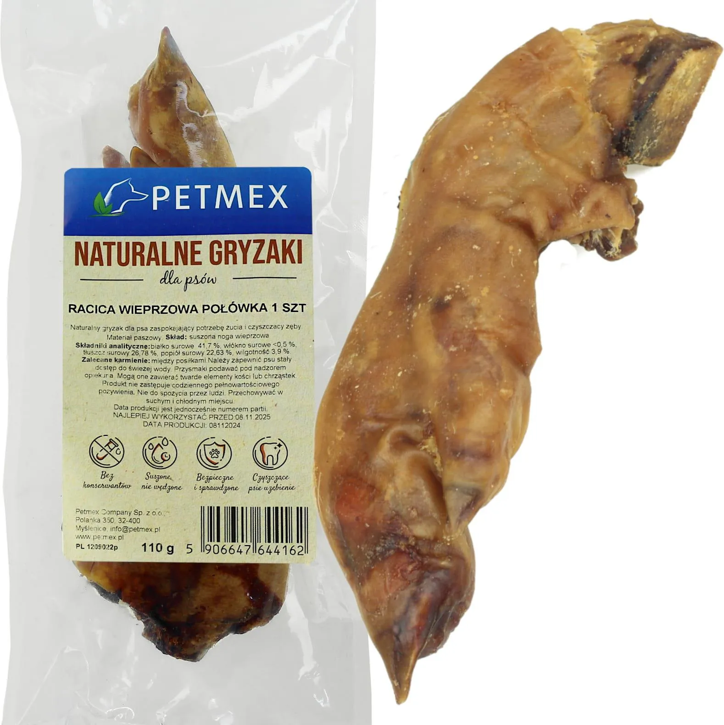 PETMEX RACICA WIEPRZOWA POŁÓWKA 1 SZT