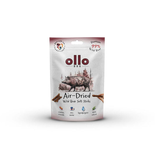 OLLO AIR DRIED PRZYSMAKI DLA PSA WILD BOAR STICK 80G