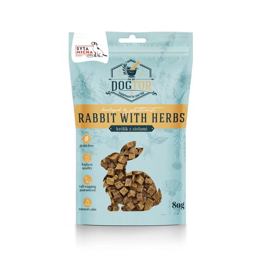 DOGTOR PRZEKĄSKI RELAKSUJĄCE Z KRÓLIKIEM 80G