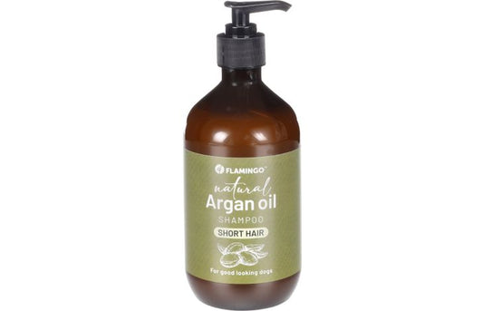 FLAMINGO SHAMPOO NATURAL ARGAN OIL SHORT-HAIRED BREEDS 500 ML