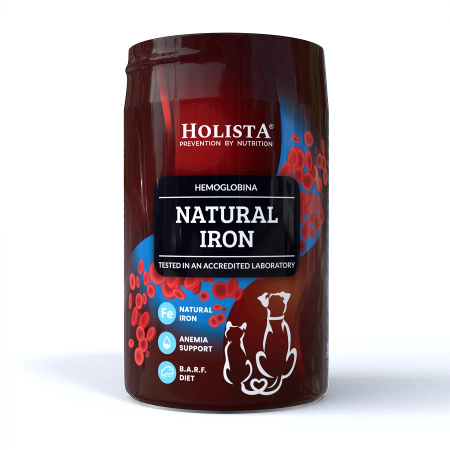 HOLISTA NATURAL IRON 180G - HEMOWE ŻELAZO DLA PSA I KOTA