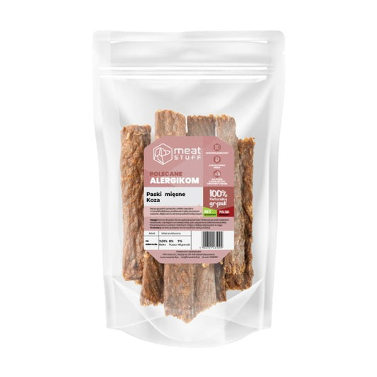 MEATSTUFF GRYZAK DLA PSA PASKI MIĘSNE - KOZA 100 G