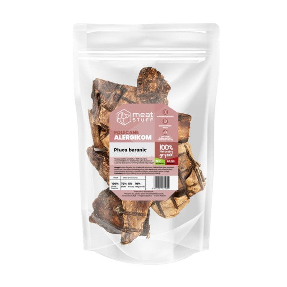MEATSTUFF GRYZAK DLA PSA PŁUCA BARANIE 100G