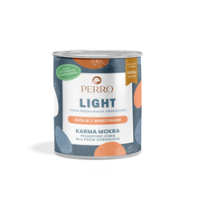 PERRO LIGHT MOKRA KARMA PIES KRÓLIK Z WARZYWAMI 800G