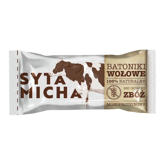 SYTA MICHA PRZYSMAKI DLA PSA BATONIKI WOŁOWE DLA PSA 25G