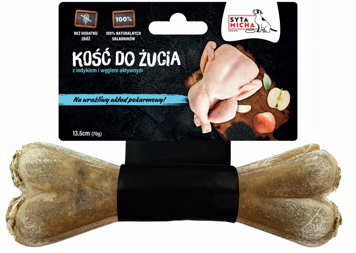 SYTA MICHA GRYZAK DLA PSA KOŚĆ NA DELIKATNY UKŁAD POKARMOWY 13,5CM