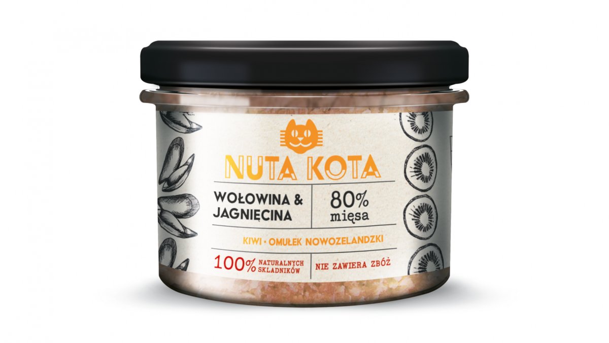 NUTA KOTA WOŁOWINA & JAGNIĘCINA 200G