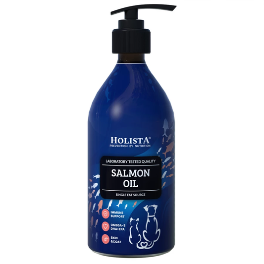 HOLISTA SALMON OIL 100 ML - NATURALNY OLEJ Z ŁOSOSIA ATLANTYCKIEGO