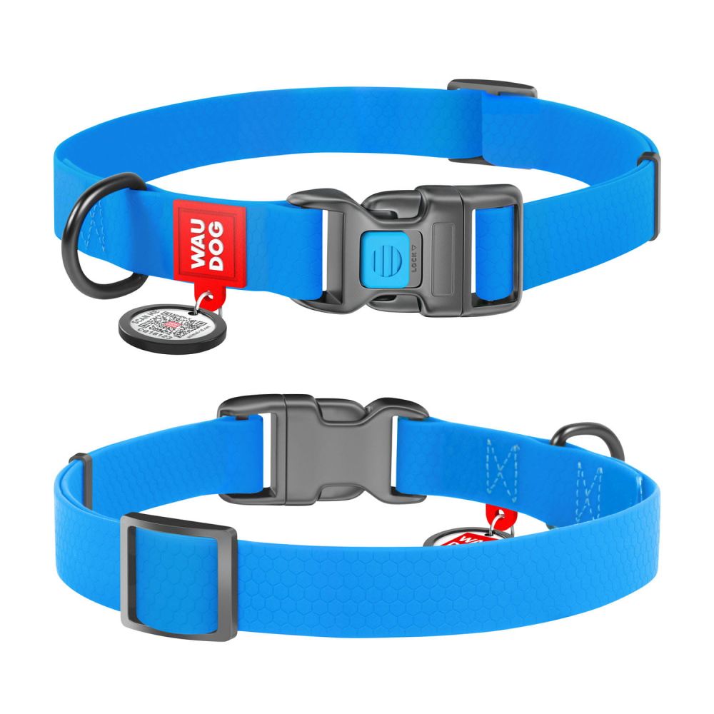 WAUDOG WATERPROOF OBROŻAMETALOWY FASTEX 20 MM NIEBIESKI