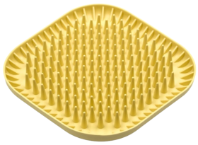 FIBOO FIBOOWL SPIKY ŻÓŁTY - JEŻOMISKA 19X19