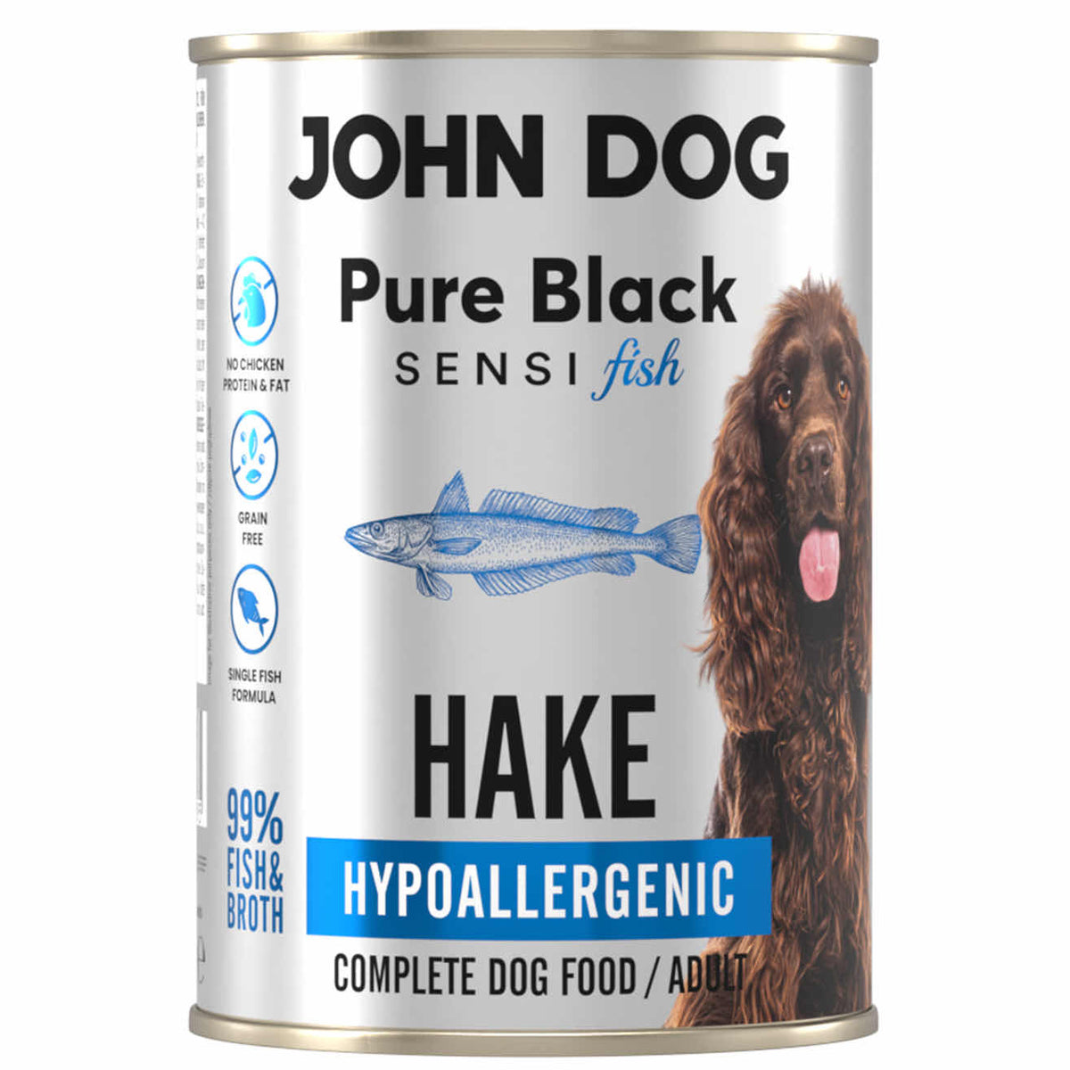 JOHN DOG PURE BLACK SENSI FISH MOKRA KARMA PIES MORSZCZUK 400G