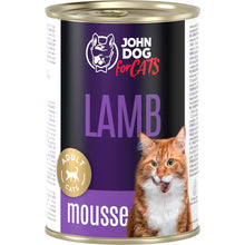 JOHN DOG FOR CATS MOUSSE MOKRA KARMA KOT JAGNIĘCINA 400G