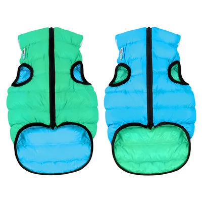 COLLAR AIRYVEST LUMI KURTKA DWUSTRONNA S 35 JASNOZIELONY-NIEBIESKI