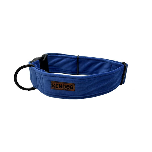 KENDOG OBROŻA DLA PSA VELVET INDYGO 1,5CM XS