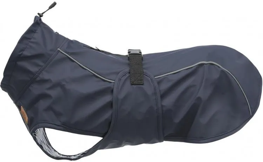 TRIXIE BE NORDIC HUSUM PŁASZCZYK PRZECIWDESZCZOWY, NIEBIESKI,  M: 50 CM
