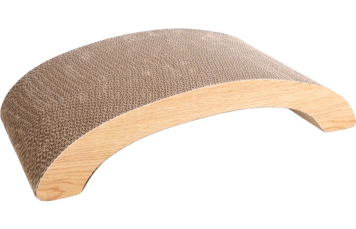 FLAMINGO SCRATCHING BOARD FOR CATS CARTON MAWIMBI BRIDGE BROWN 41X20,3X9,5CM