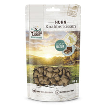 WILDES LAND CAT KNABBERKISSEN HUHN PRZYSMAKI DLA KOTA 50G