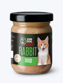JOHN DOG MOKRA KARMA KOT KITTEN ZUPA KRÓLIK 100G