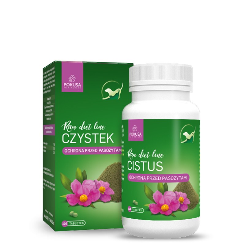 POKUSA RAWDIETLINE CISTUS CZYSTEK 120 TABLETEK