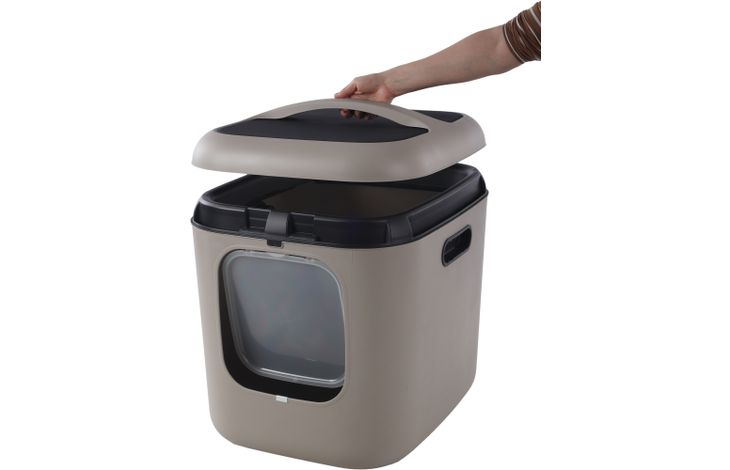 FLAMINGO CAT TOILET ROMY TAUPE 61,5X 50X57,5CM