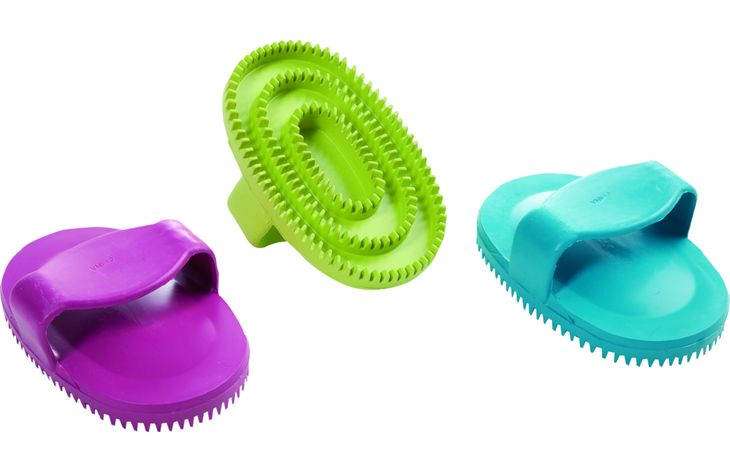 FLAMINGO RUBBER OVAL GROOMING BRUSH BUDDHA