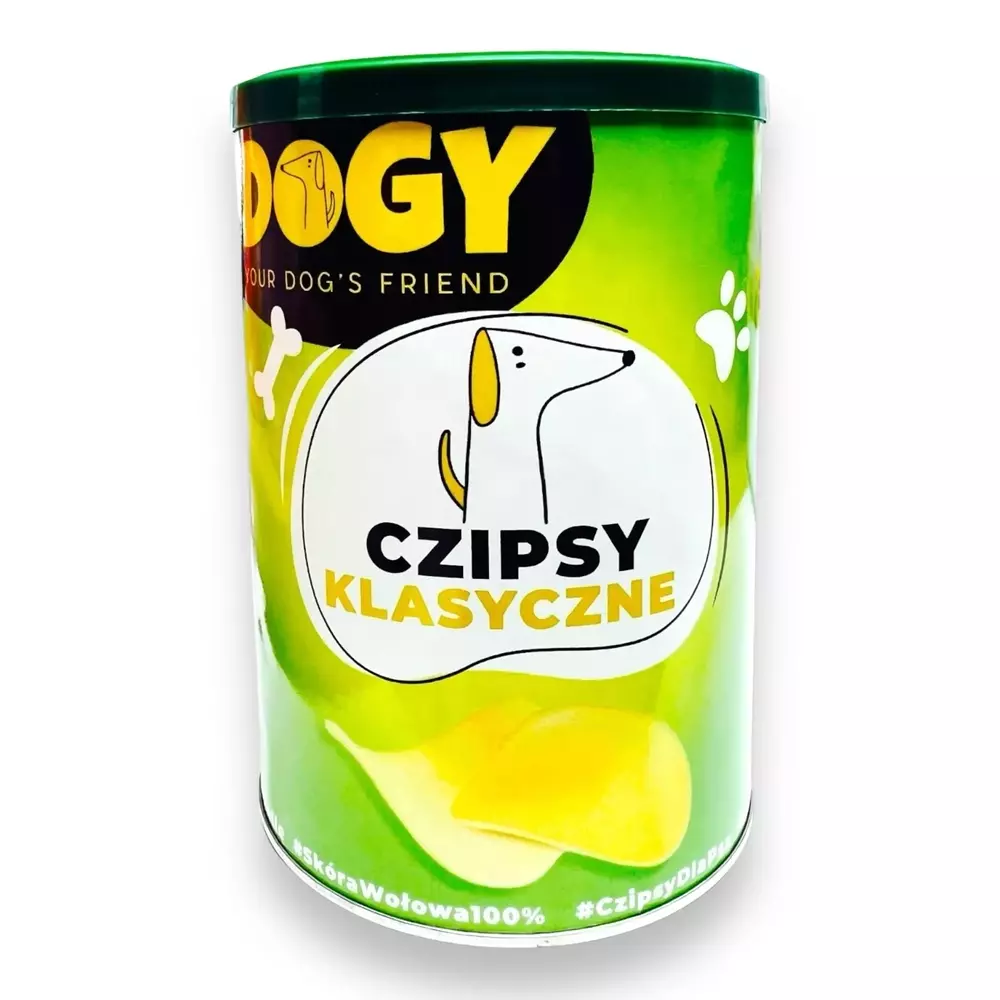 DOGY CZIPSY KLASYCZNE 120G - WOŁOWE CHIPSY DLA PSA