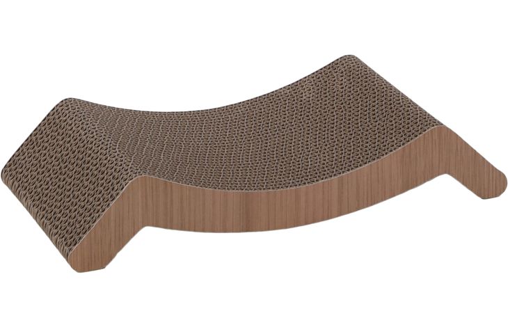 FLAMINGO SCRATCHING CARDBOARD WISKI BROWN 44.5X20.5X8CM