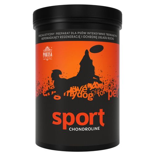 POKUSA CHONDROLINE SPORT 350G - ZAAWANSOWANY PREPARAT NA STAWY DLA PSÓW SPORTOWYCH I AKTYWNYCH