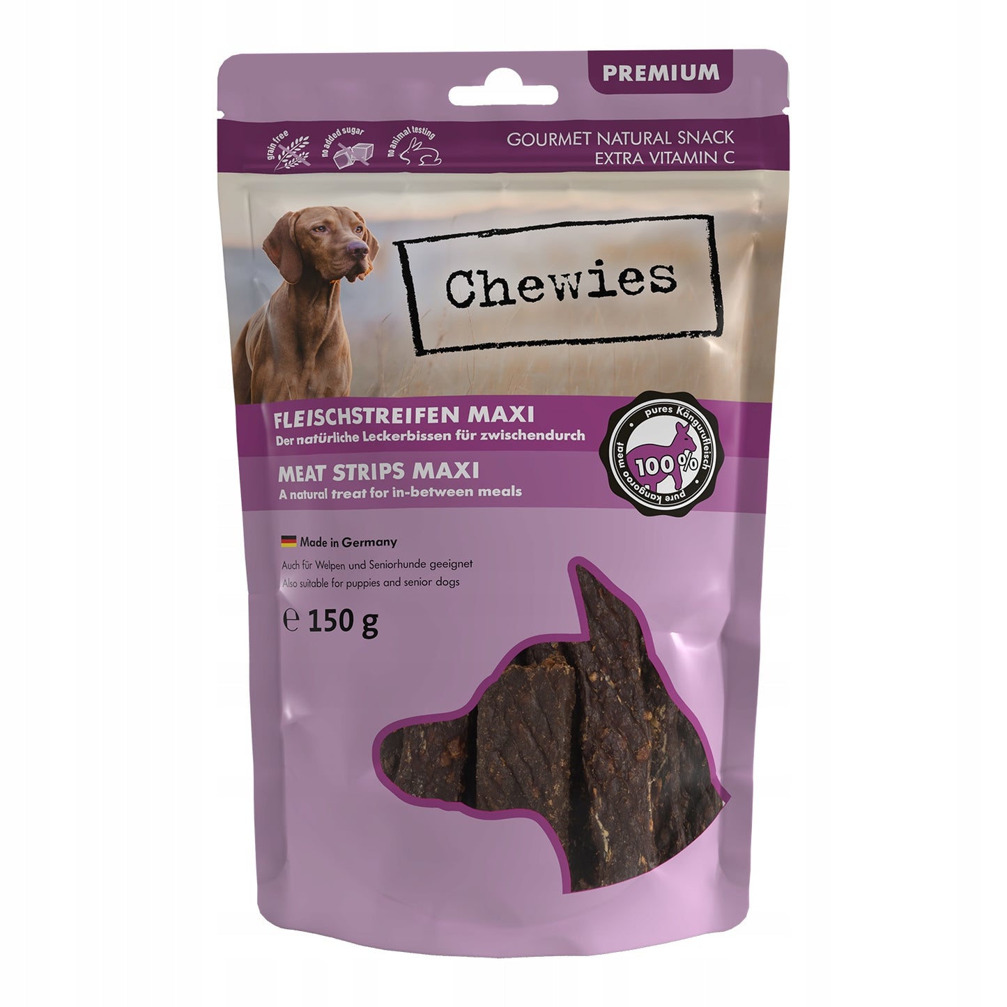 CHEWIES PASKI MIĘSNE KANGUR 150G