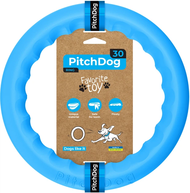 PITCHDOG PIERŚCIEŃ 28CM NIEBIESKI