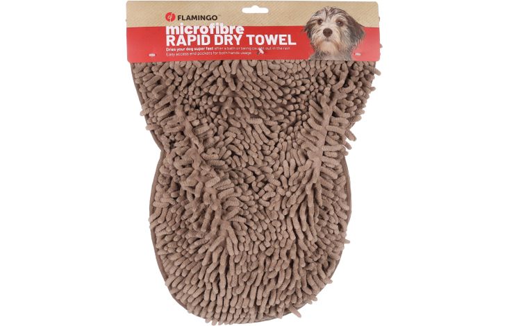 FLAMINGO ABSORBING TOWEL PAKKA TAUPE 80X30X2,5CM