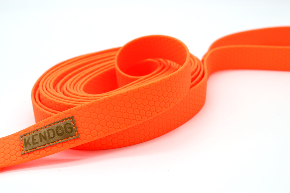 KENDOG SMYCZ TRENINGOWA PVC/TPU NEON ORANGE 16MM 5M
